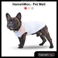 Hampshmoc Breathable Pet T เสื้อสัตว์เลี้ยงนุ่มเสื้อผ้าฤดูร้อนสบายผ้าฝ้ายแขนกุดสัตว์เลี้ยงเครื่องแต่งกายพิมพ์สามารถปรับแต่งสำหรับสุนัข Cat