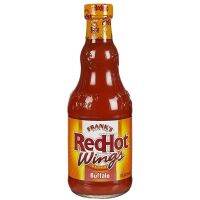 [คีโต] ซอสหมักปีกไก่ แฟร้งคส์ เรดฮอต วิงส์ บัฟฟาโล่ซอส Franks RedHot Buffalo Wings Sauce -สินค้านำเข้า- ขนาด 354 มล.