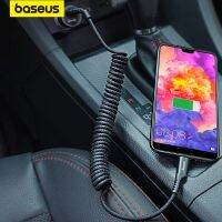 Baseus Sp USB Type C เหมาะสำหรับ Xiaomi Mi 10,เหมาะสำหรับ P50 Lite Huawei เหมาะสำหรับ S23 Samsung 2A USB C Fast Chagrge Retractable Type C