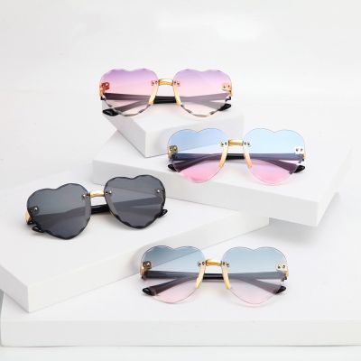 【YF】♈卍◐  Cartoon Fashion Kids Sunglasses Boys Rimless Glasses Children Outdoors Uv400 Eyewear Oculos De Sol