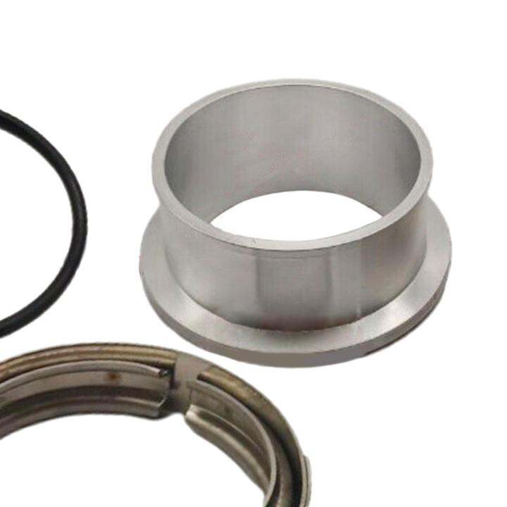 Flameer V Band Flange Clamp Professional Turbo Exhaust Clamp for