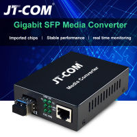 1Gb SFP Fiber to RJ45 Fiber Optic Media Converter 1000Mbps SFP Fiber Switch with SFP Module Compatible CiscoMikrotik