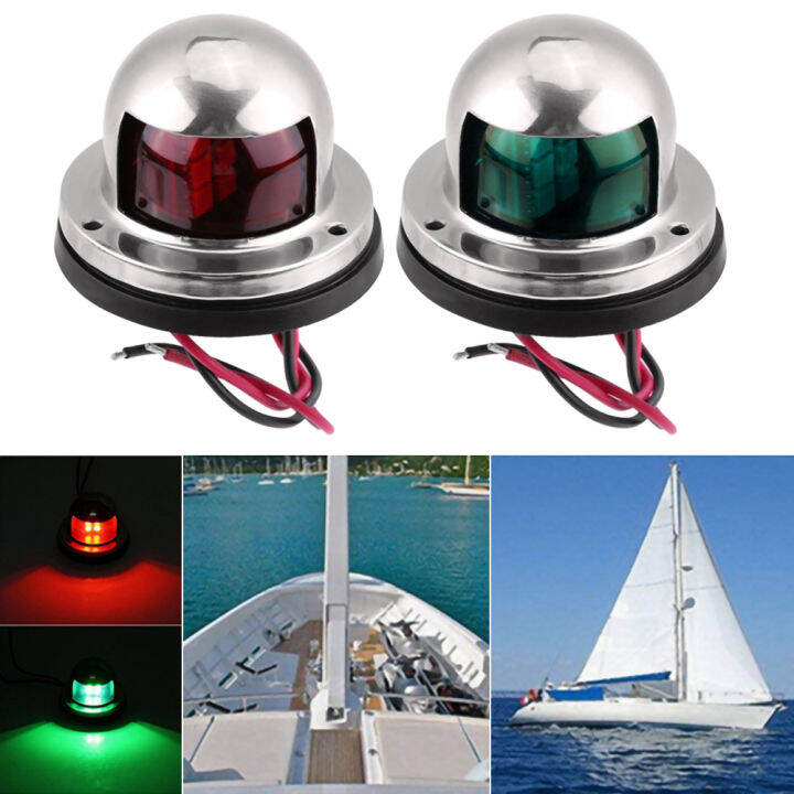 JPK【High Quality】Pontoons Marine Boat Yacht LED Light Stainless Steel ...