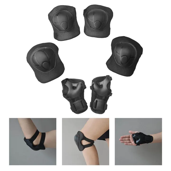 ALILAZA Kids Protective Gear Set Wrist Elbow Knee Pads for