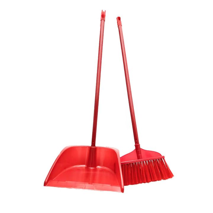 Broom and Dustpan Set Dust Pan with Handle Cleaning Brush Broom Floor
