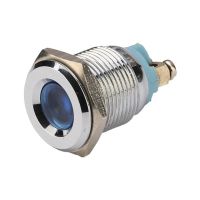 1 PCS 16MM Concave Head Metal Indicator Light Waterproof Signal Lamp 6V/12V/24V/48V/110V/220V Red Yellow Blue Green White