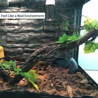 【YF】 Reptile Plants Plastic Jungle Vines Branches Terrarium Plant for Bearded Dragon Lizard Gecko Snake Tank Habitat Decor