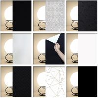 100 Black Total Blackout Window Film Sun Blocking Darkening Privacy Glass Window Sticker Heat Control Static Cling Stained Film