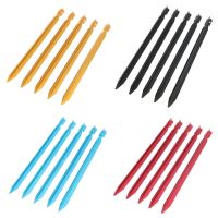 ✑✢¤ 5pcs 23cm Aluminum Camping Tent Stakes Pegs Triangle Ground Nails Outdoor Hiking Beach Garden Park Travel Beach TarpTent Wind