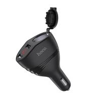 Hoco Z34 ที่ชาร์ทมือถือในรถ 2ช่อง USB car charger with dual USB output 3.1A 96W with LED display **พร้อมส่ง**