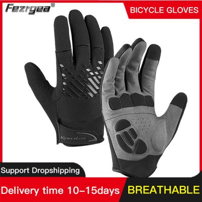 hotx【DT】 Mountain Cycling Gloves Breathable Shock Absorption Men And Riding