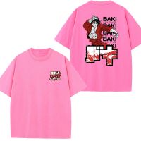 Baki The Grappler Anime Mens Printed T Shirt for Men Cotton Casual Short Sleeve Unisex Classic T-shirts Women Summer Clothing