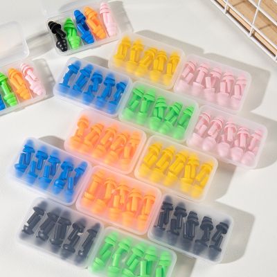5 Pairs box-packed comfort earplugs noise reduction silicone Soft Ear Plugs Silicone Earplugs for sleep