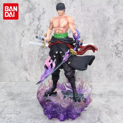 ZZOOI 33cm One Piece Anime Figures  Roronoa Zoro Action Figurine Wano Enma Pvc Statue Decoration Collectible Model Ornament Toy Gifts