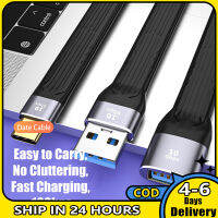 แบตเตอรี่สำรองสายข้อมูลแบบยืดหยุ่นส่ง Usb3.1ได้ระบบชาร์จเร็วความเร็ว10Gbps เส้นสั้น