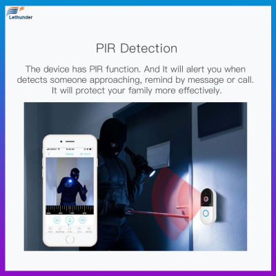 วิดีโอออดสมาร์ทไร้สาย Wifi การรักษาความปลอดภัยประตูเบลล์ภาพบันทึกหน้าแรกตรวจสอบ Night Vision ประตูโทรศัพท์