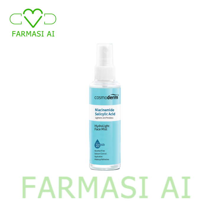 Cosmoderm Niacinamide Salicylic Acid Hydralight Face Mist 50ml (Exp