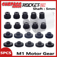 SURPASS HOBBY 5PCS M1 มอเตอร์เกียร์โลหะ Pinion 3pcs ชุดเหล็กสำหรับ 1/8 1/10 RC รถ 5mm Shaft Motor Monster Truck Arrma Traxxas HSP-ioec53 shop