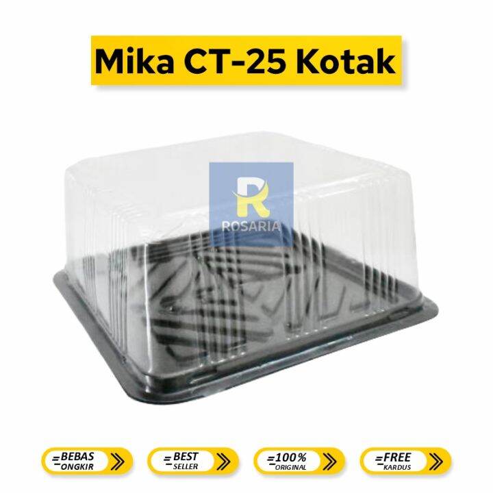 Mika Kue Kotak Ct 25 Mmp Cake Tray Mika Tumpeng 10 Pcs Lazada