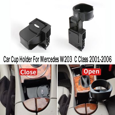 Car Cup Holder Vehicle Beverage Bottle Holder Center Console Armrest Cup Holder for W203 C Class 2001-2006
