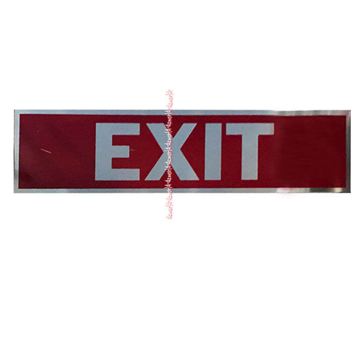 Deco Signs Stiker Exit Sticker Petunjuk Untuk Keluar UHyco Deco Signs ...