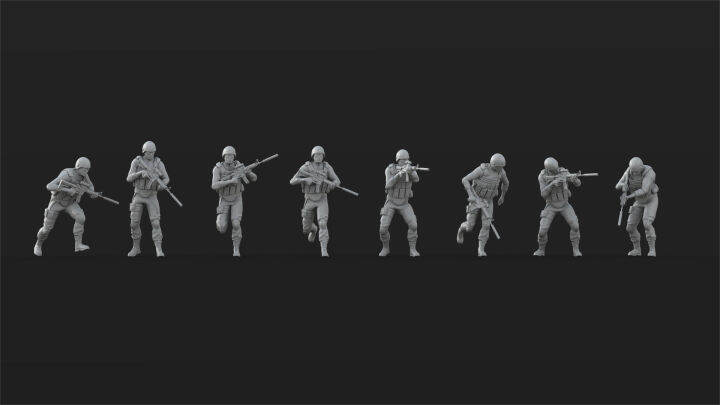 โมเดลทหาร-marines-soldier-figures-scale-1-25-1-35-1-64