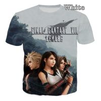 ใหม่3d Final Fantasy VII ผู้ชายเสื้อยืด