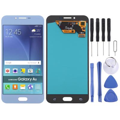 [คลังสินค้าพร้อม] หน้าจอLCDวัสดุOLEDและDigitizerเต็มรูปแบบที่ประกอบสำหรับSamsung Galaxy A8 / SM-A810