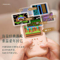 ย้อนยุคแบบพกพามินิมือถือวิดีโอเกมคอนโซล8-Bit 3.0นิ้วสีจอแอลซีดีเด็กสีเครื่องเล่นเกมในตัว500เกม