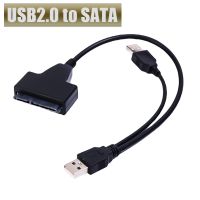 USB2.0 Turn To 2.5 3.5 SATA Adapter SATA To USB Cable Hardware Adapter External Converter for 2.5 Inch SSD/HDD Data Transfer