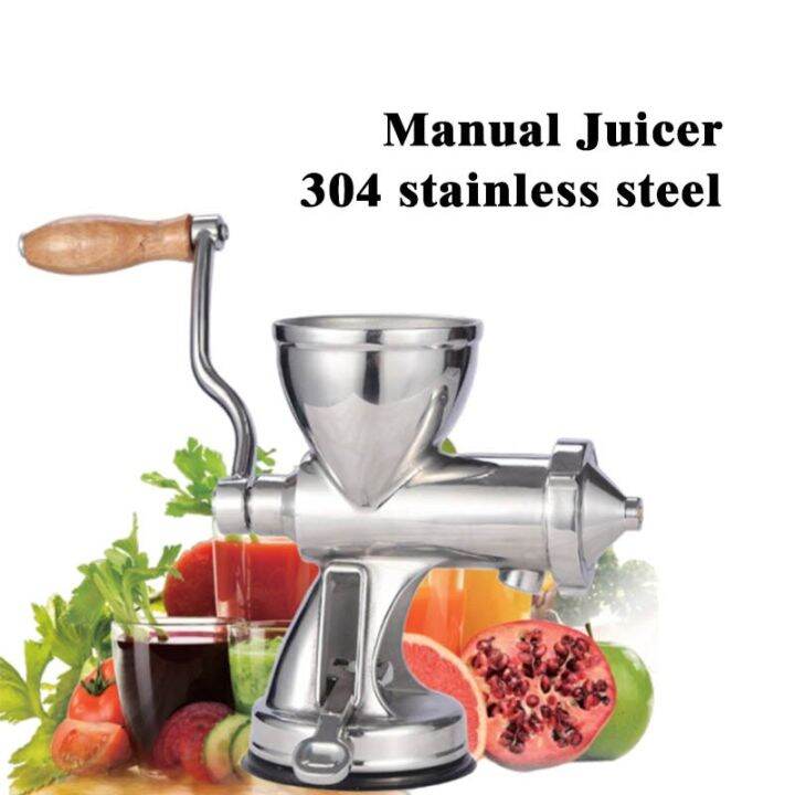 Stainless Steel Wheatgrass Juicer Auger Slow Squeezer Fruit Wheat Grass