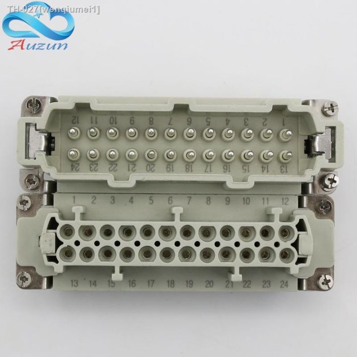 24-core-heavy-duty-connector-hdc-he-24-the-male-connector-and-the-female-connector-16a500v-aviation-plug-core