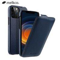 Melkco เคสโทรศัพท์แบบฝาพับหนังแท้สำหรับ12 Pro Max Mini 11 X Xr Xs 7 8ธุรกิจฝาปิดถุงหนังวัวจริง