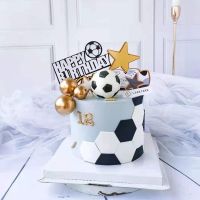 Football Theme Happy Birthday Flage Kids Boy Supplies Gifts