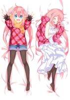 (หากกำหนดเองติดต่อเรา) ค่ายวาง Yurukyan ใหม่อะนิเมะญี่ปุ่น Aoi Inuyama Nadeshiko Kagamihara Dakimakura ปลอกหมอนหมอนกอด