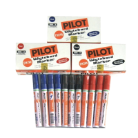 PILOT ปากกาไวท์บอร์ด  หัวกลม แพ็ค 12 ด้าม