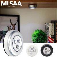 ◄✢☃ LED Night Light Under Cabinet Closet Round Lamp Wireless Wall Lamp Touch Sensor Bedside Reading Lamp For Kitchen Bedroom