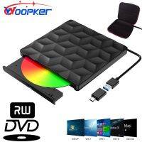 ℡❍ஐ External DVD Player USB 3.0 type-c CD DVD Portable Disc Drive CD Burner Reader for Laptop Desktop PC Windows Linux OS Apple Mac