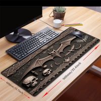 ◘℗ Gothic Oversized Mouse Pad Laptop Non-slip Desktop Protective Pad HD Art Pattern Waterproof and Dirty Resistant Desk Mat