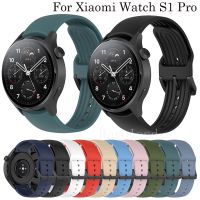 【lz】❂✤  Pulseira de Silicone Inteligente Pulseira Pulseira Esportiva Pulseira para Mi Watch S1 Pro Original 22mm