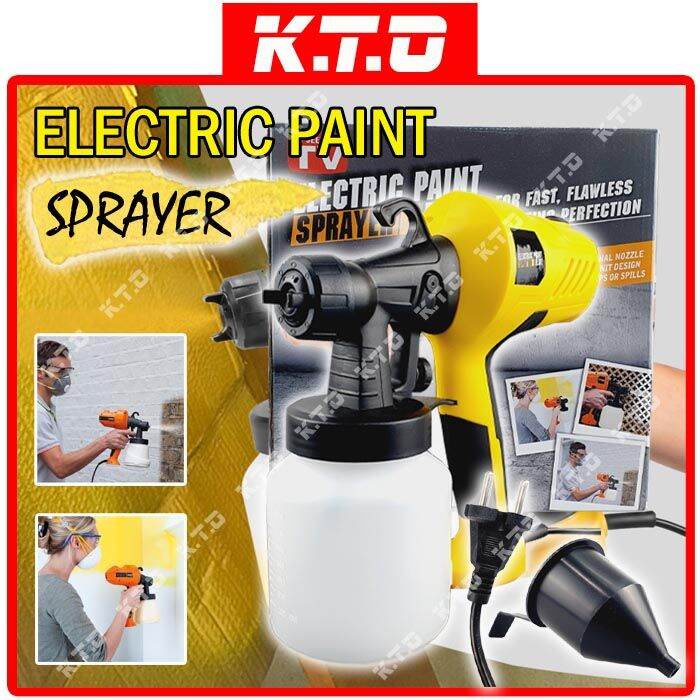 ELECTRIC PAINT SPRAYER ELITE 600W 800ML 3 MODE NOZZLE / PENYEMBUR CAT