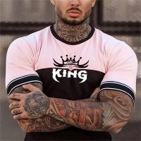 Summer T-Shirt Mens 3D King Printed Tops Fashion Unisex Tee Short Sleeve O-Neck Oversized T Shirt New Casual Holiday Shirt Male