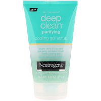 (นำเข้าจาก USA) Neutrogena, Deep Clean, Purifying, Cooling Gel Scrub (119 g)