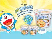 Mì ly mini Doraemon hàu sữa phô mai hải sản chua ngọt 48g