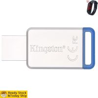 {รับประกัน3ปี} Kingston DT50 USB 3.0แฟลชไดรฟ์ USB Pendrive 128GB 64GB 32GB PendriveMetal ไดรฟ์ปากกา DT104 USB2.0 Memory U Stick