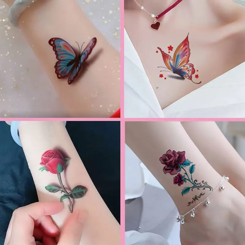 rose and butterfly tattoo by LianjMc on DeviantArt