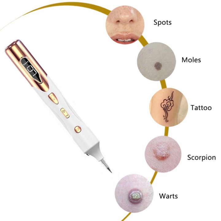 ปากกาพลาสม่าจอ-เลเซอร์ปากกาพลาสม่า-เลเซอร์ลบรอยดำ-เลเซอร์ลบรอยสัก-เครื่องกำจัดจุดด่างดำ-facial-mole-remover-เครื่องจี้ไฝเพื่อผิว