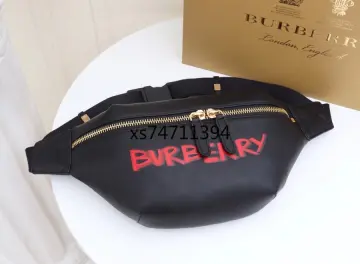 Burberry Medium Graffiti Print Leather Bum Bag - Farfetch