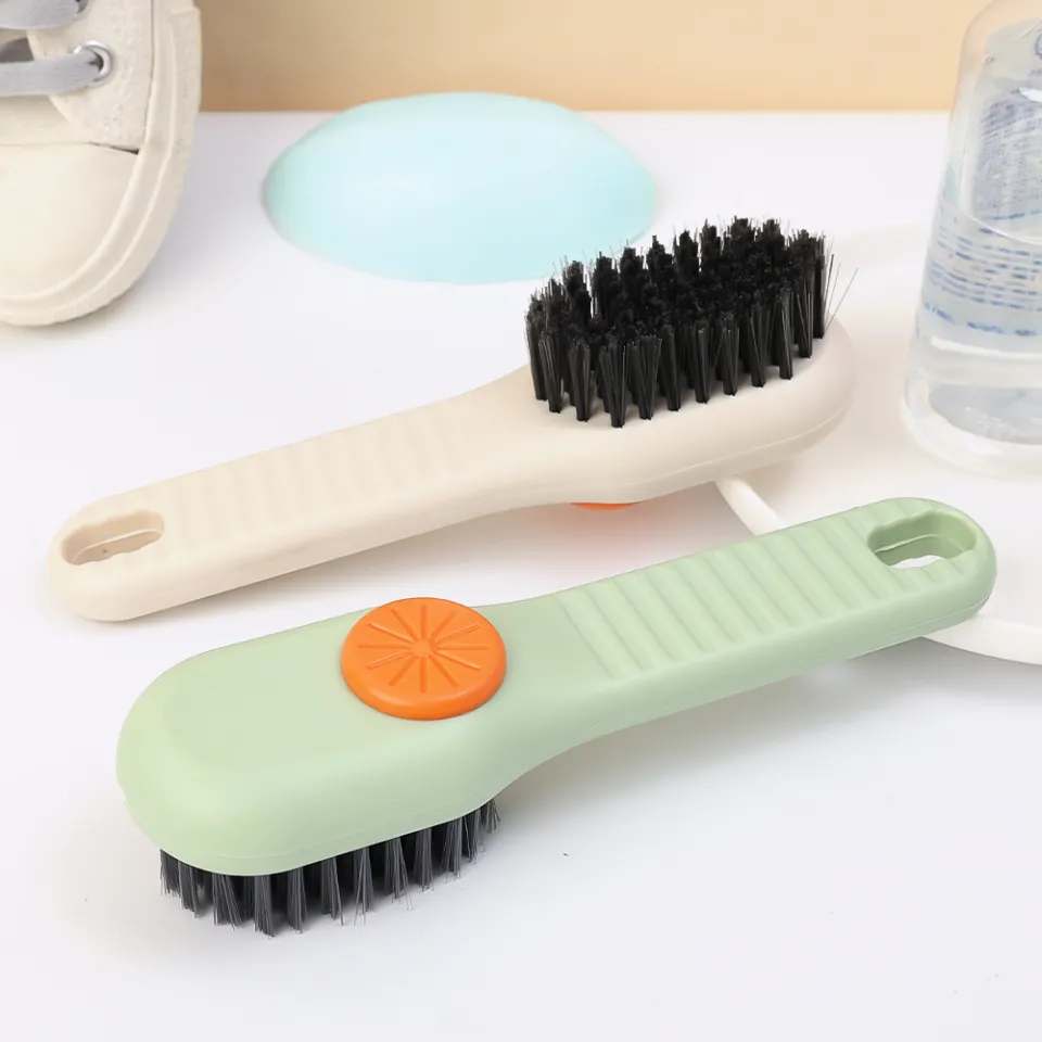 1pc Multifunction Automatic Shoe Brush Soap Liquid Adding Shoe