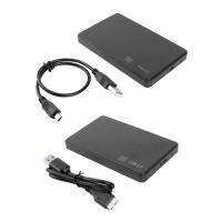 USB 2.03.0ฮาร์ดดิสก์อะแดปเตอร์สิ่งที่ส่งมากรณี3ไตรโลไบต์480เมตร5กรัมพลาสติกสีดำสำหรับแล็ปท็อปพีซี2.5นิ้ว SATA SSD HDD ภายนอกมือถือกล่อง